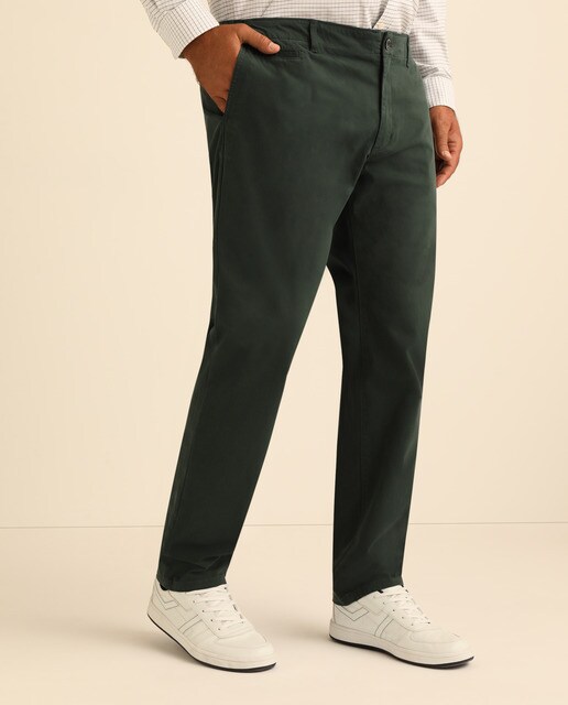 Chino de hombre custom verde tallas grandes