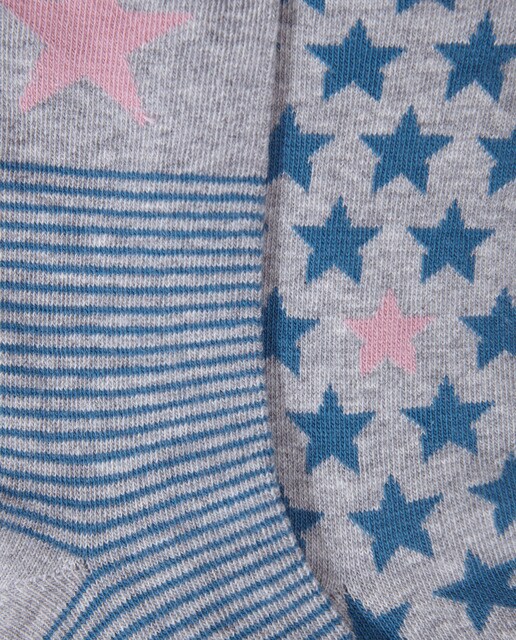 Pack de 2 pares de meias estampadas