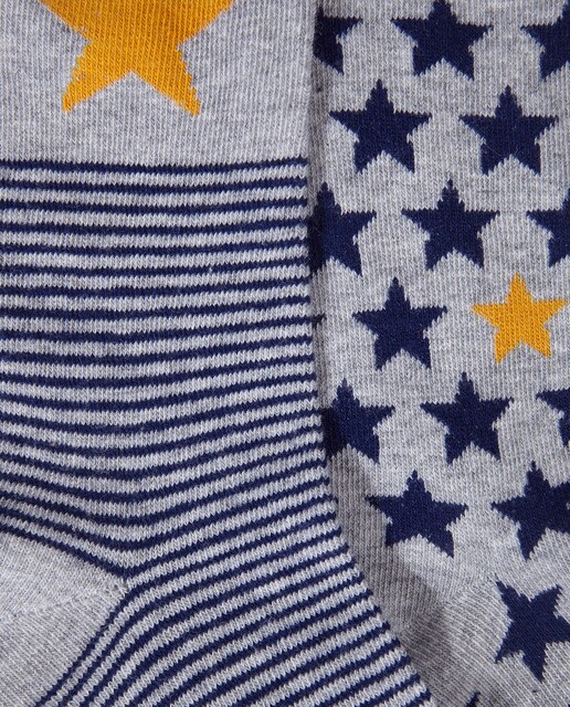 Pack de 2 pares de meias estampadas
