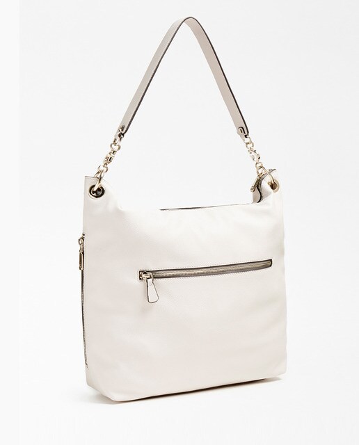 Hobo Guess G Chain en beige con cremalleras exteriores
