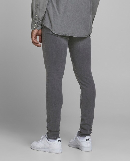 Vaquero de hombre Jack & Jones skinny gris