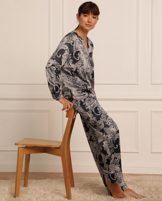 Pijama de mujer Tejido Soft de raso estampado