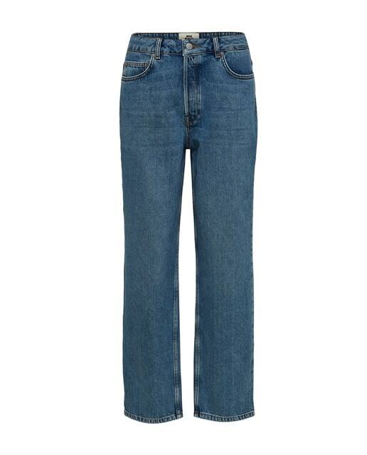 Jeans straight de algodão orgânico