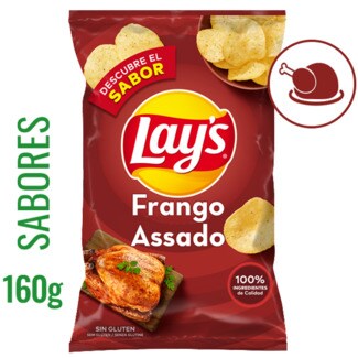 Lay's Batatas Fritas com Sabor a Frango Assado embalagem 160 g