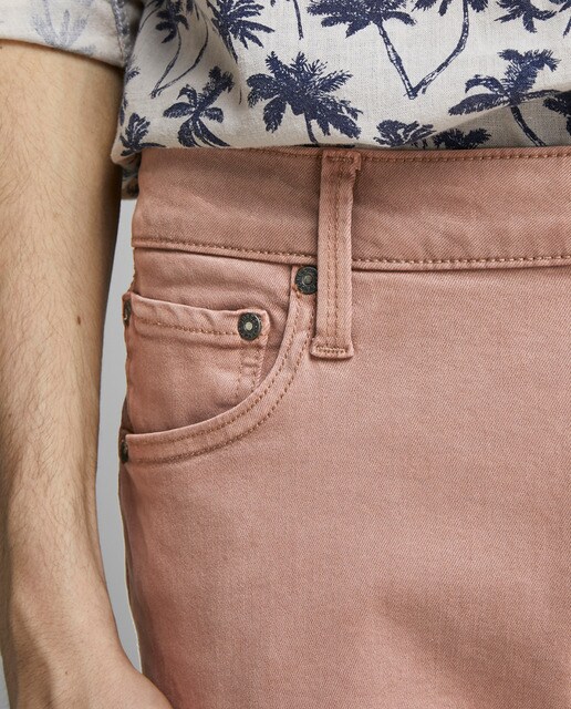 Bermudas de ganga rosa