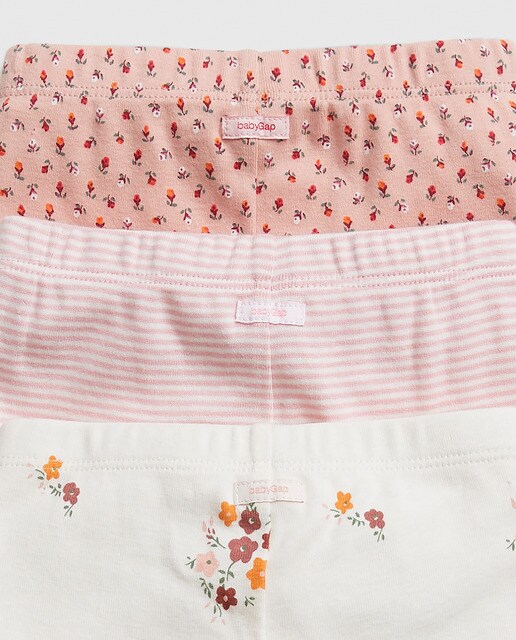 Pack de calças de bebé com multi estampados