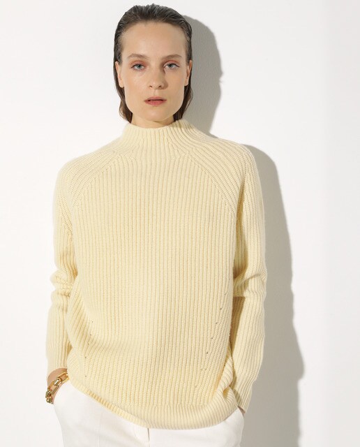 Jersey de mujer de canalé liso