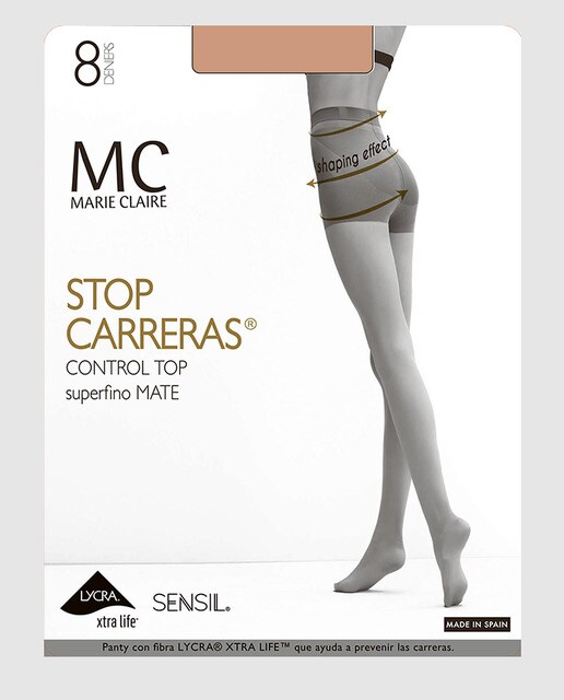 Panty de 8 deniers de mujer Marie Claire "Stop Carreras"