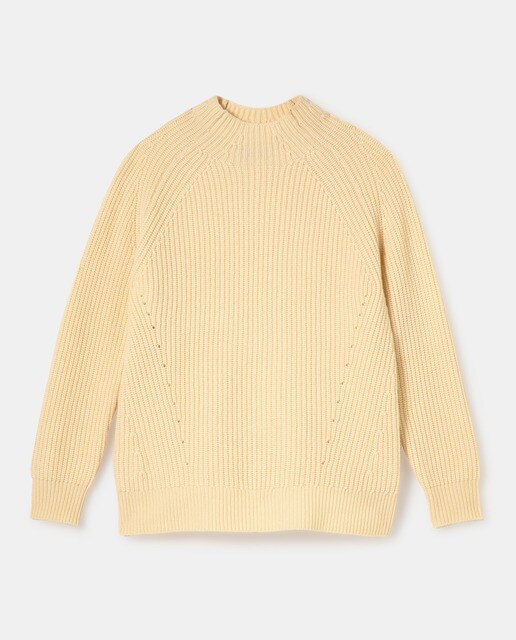 Jersey de mujer de canalé liso