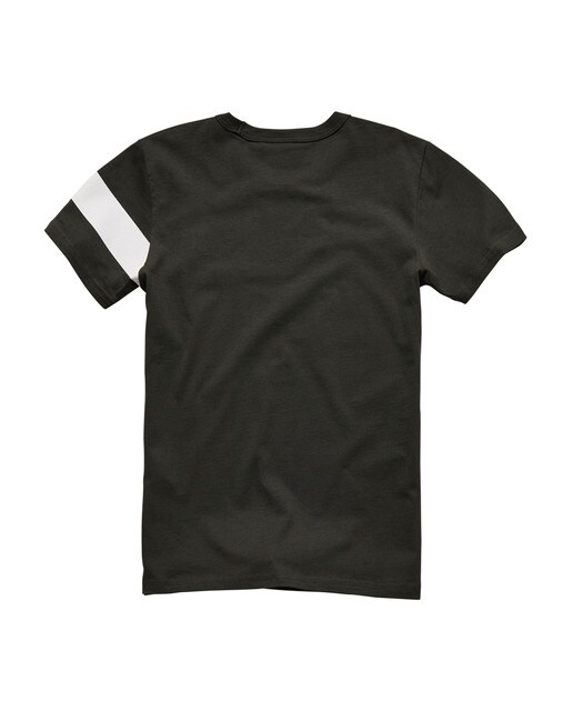 T-shirt caqui com estampado