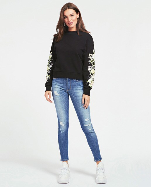 Sweatshirt oversized cropped