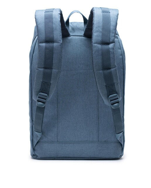 Mochila grande unissexo Retreat azul com aba