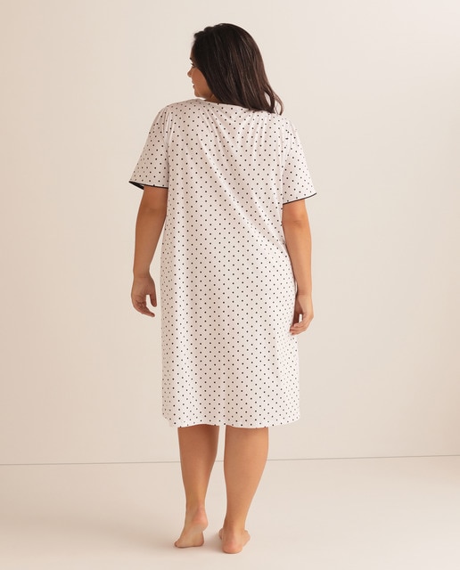 Camisón corto tallas grandes Tejido Soft estampado