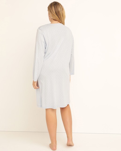 Camisa de dormir curta Tecido Soft estampada