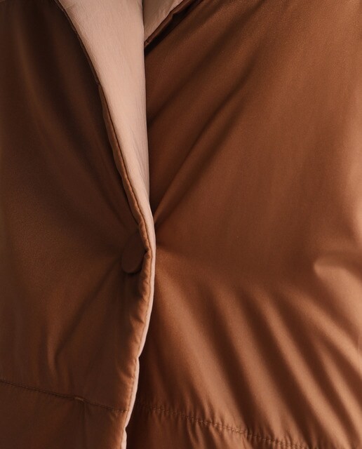 Abrigo acolchado reversible de mujer talla grande