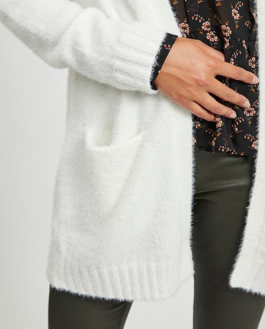 Cardigan com manga comprida
