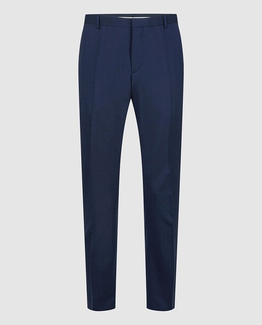 Pantalón de traje de hombre Calvin Klein regular azul