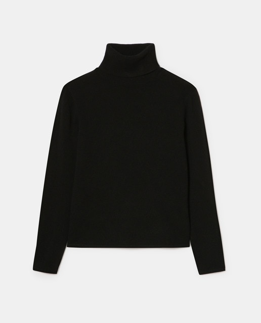 Jersey de mujer 100% cashmere con cuello cisne