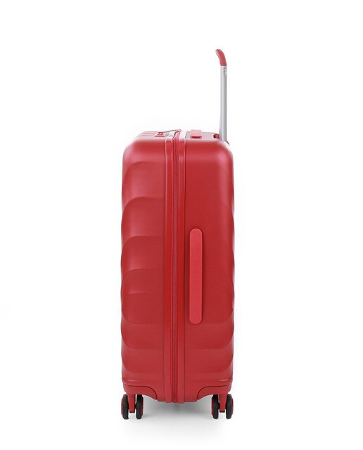 Trolley médio RAINBOW rígido vermelho, com capacidade para 74 L