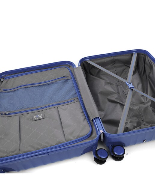 Trolley médio RAINBOW rígido azul-marinho, com capacidade para 74 L