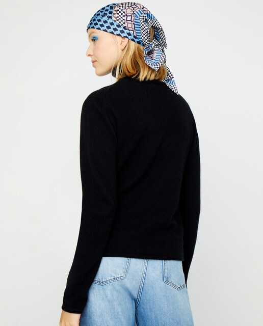 Jersey de mujer 100% cashmere con cuello cisne