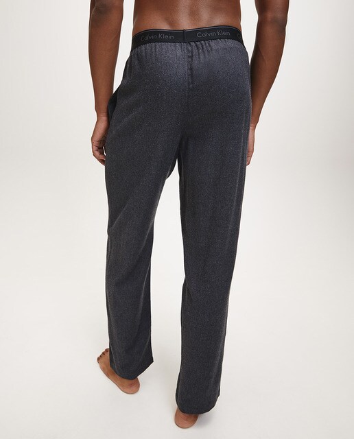 Calças de pijama de flanela cinzentas