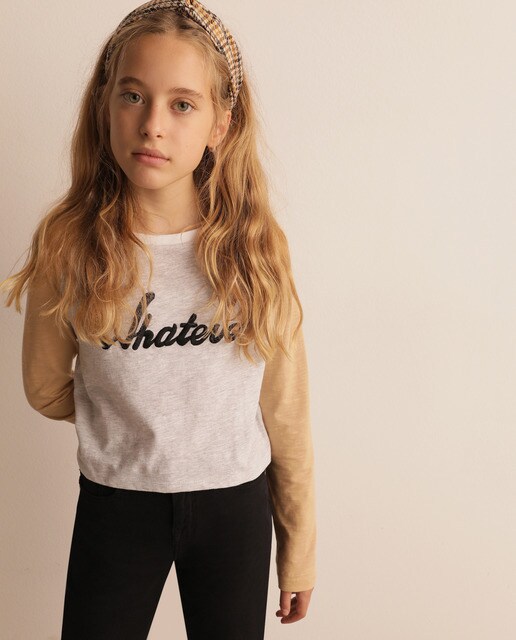 T-shirt bicolor ''Whatever''