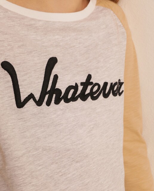 T-shirt bicolor ''Whatever''