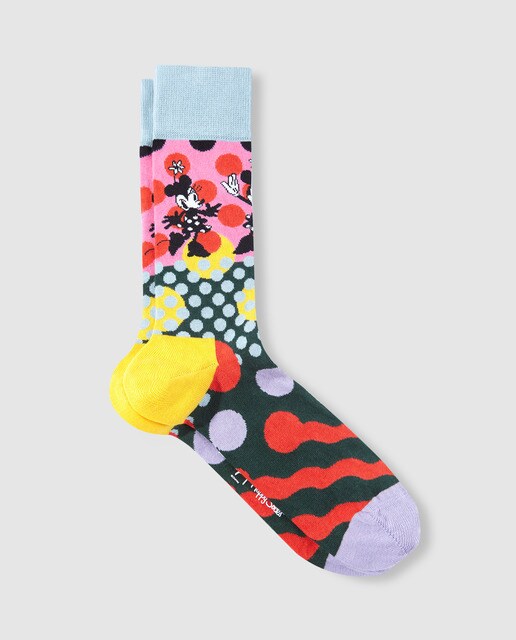 Meias curtas multicolor de homem