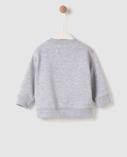 Sudadera de bebé niño crudo con reno