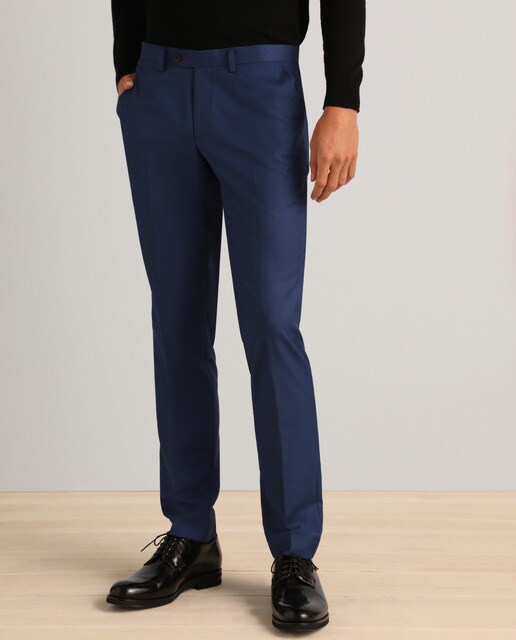 Pantalón de traje de hombre Fórmula Joven azul