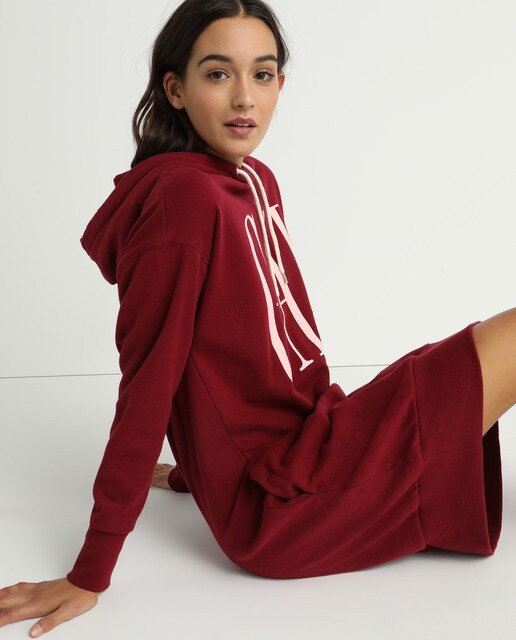 Vestido curto com algodão reciclado