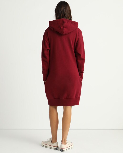 Vestido curto com algodão reciclado