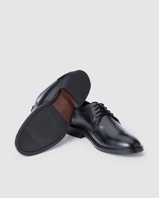 Zapatos de vestir de hombre Fórmula Joven de piel en color negro