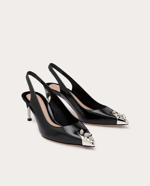 Zapatos de tacón de piel