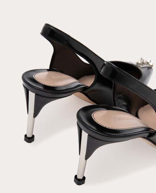 Zapatos de tacón de piel