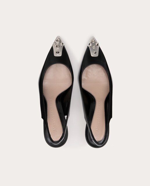 Zapatos de tacón de piel