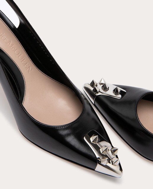 Zapatos de tacón de piel