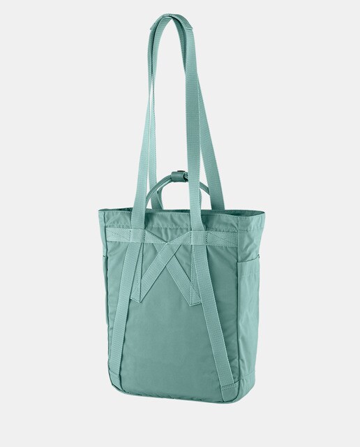 Mala tote unissexo azul turquesa conversível em mochila