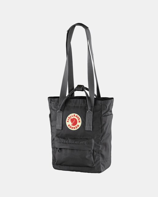 Mala tote mini unissexo preta conversível em mochila
