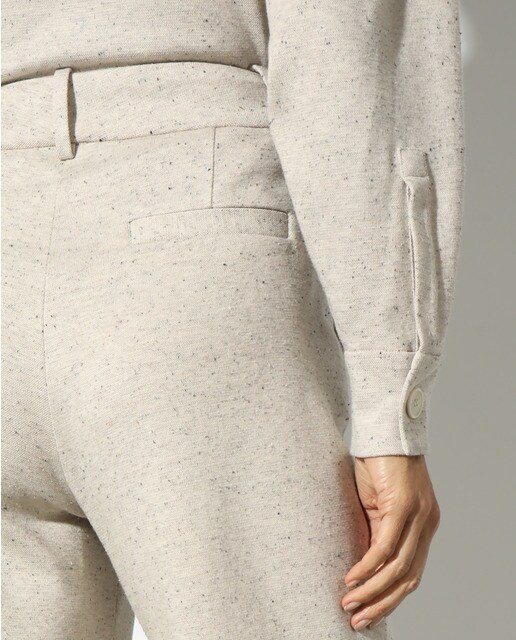 Blusa de punto de mujer con cierre oculto