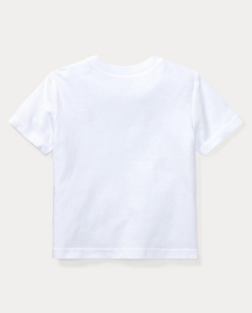 Camiseta de bebé niño Polo Ralph Lauren en blanco