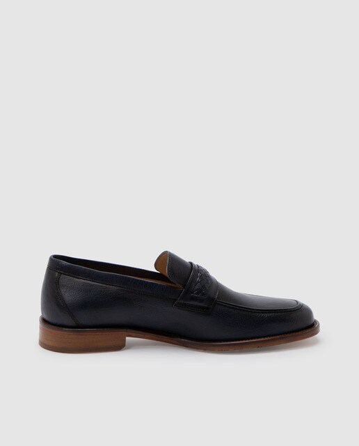 Mocasines de hombre Emidio Tucci de piel en azul