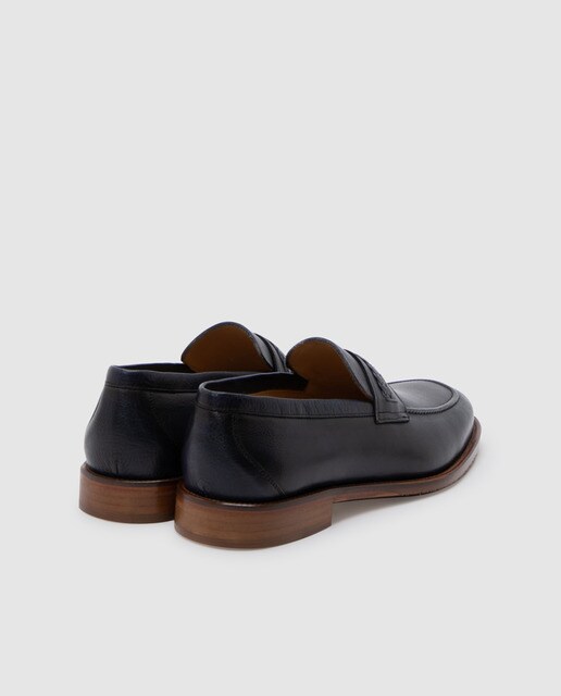 Mocasines de hombre Emidio Tucci de piel en azul