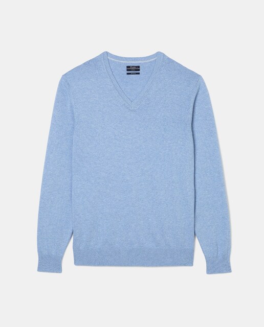 Jersey Essential de hombre con el cuello de pico