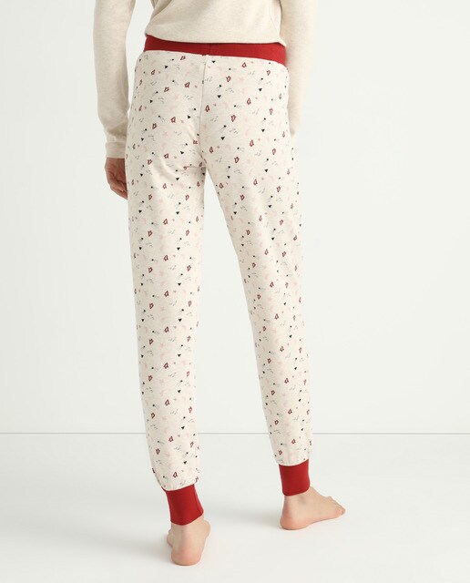 Calças de pijama Party estampadas