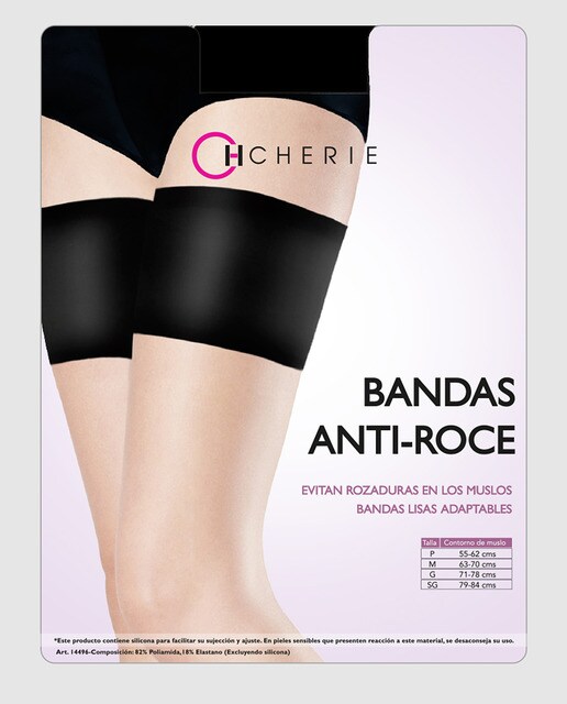 Banda anti roce negra lisa