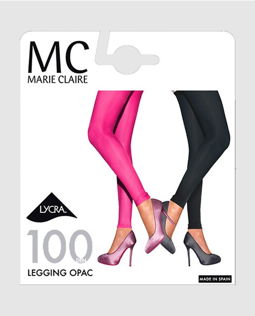 Leggins Marie Claire opaco con costura plana