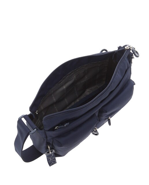 Bandolera de mujer Mandarina Duck en azul marino con bolsillos exteriores