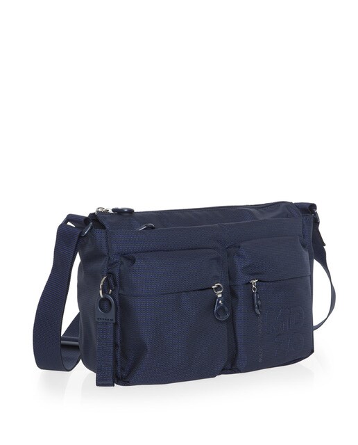 Bandolera de mujer Mandarina Duck en azul marino con bolsillos exteriores